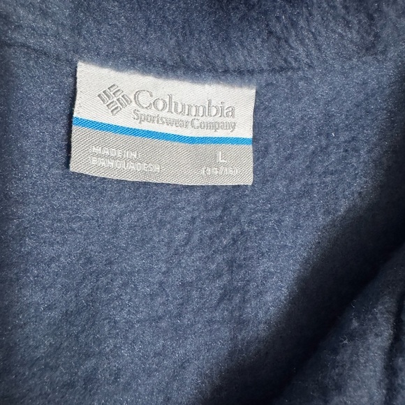 COLUMBIA Boys Fleece Quarter Button Up Jacket k264 - Picture 6 of 6